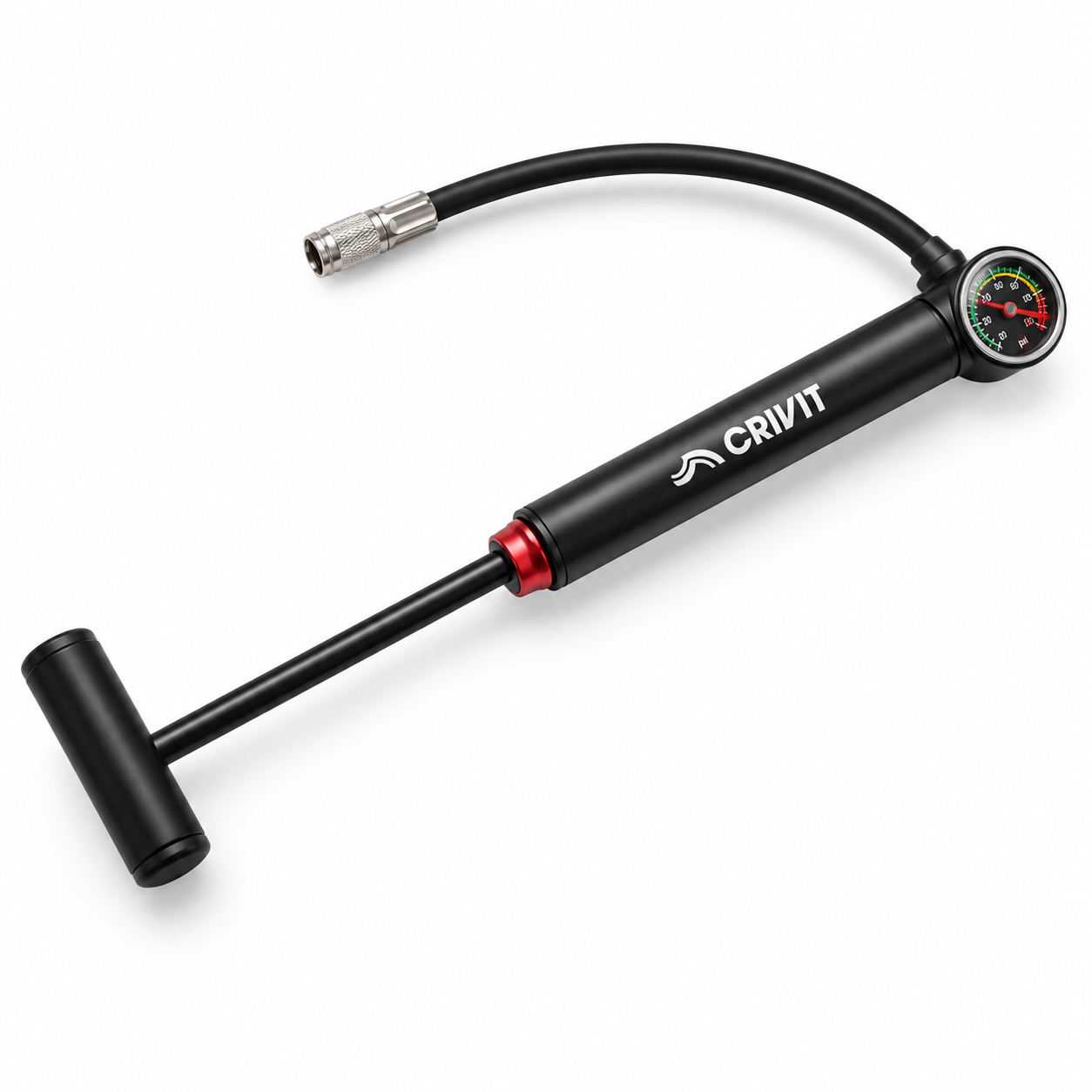 CRIVIT Mini Pump With Pressure Gauge 1